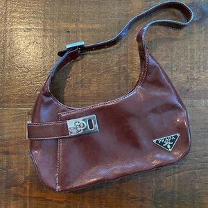Vintage leather Prada bag